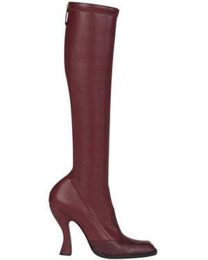 Etro Hohe Stiefel Aus Leder, Damen, Größe - Rot
