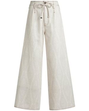 Etro Wide Jeans - Blue