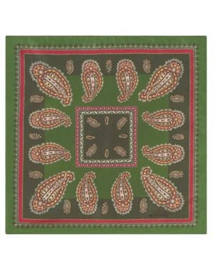 Etro Fazzoletto Da Taschino Paisley, Uomo - Verde