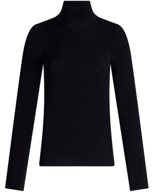 Etro Wool Jacquard Turtleneck Jumper - Blue