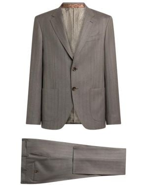 Etro Abito Monopetto - Grigio