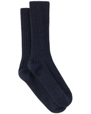 Etro Socken Aus Wolle Und Alpaka, Damen, Größe 2° - Blau