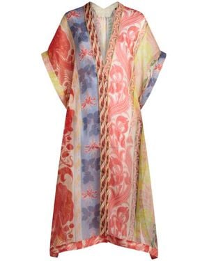 Etro Kaftan With Summer Print - White