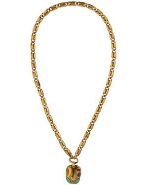 Etro Collana Con Pendente Alieno, Donna - Metallizzato