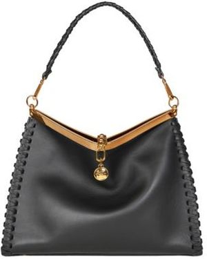 Etro Borsa Vela Grande Con Infilature, Donna - Nero