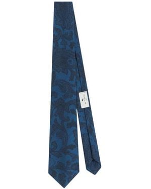 Etro Cravatta Jacquard - Blu