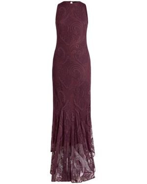 Etro Long Dress - Purple