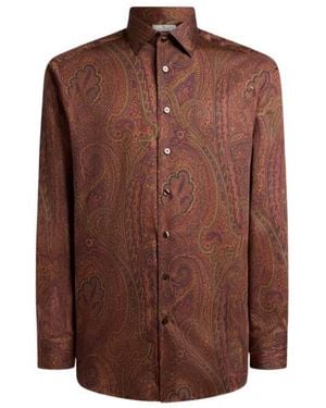 Etro Camicia - Marrone