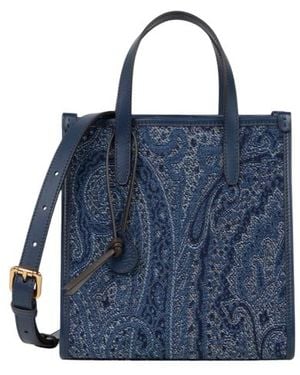 Etro Borsa Love Trotter Piccola - Blu