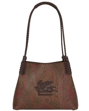 Etro Small Arnica Libra Tote Bag - Brown