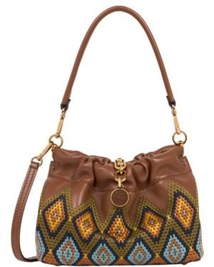 Etro Borsa Vela Blossom Piccola - Marrone
