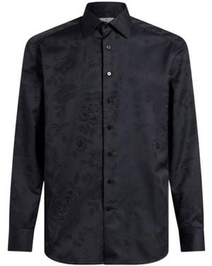 Etro Floral Jacquard Shirt - Blue