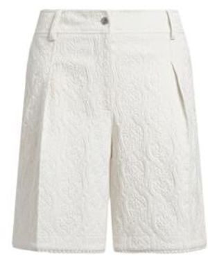 Etro Bermuda Paisley Jacquard, Donna, Taglia - Bianco