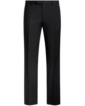 Etro Evening Pants With Side Band Detail - Black