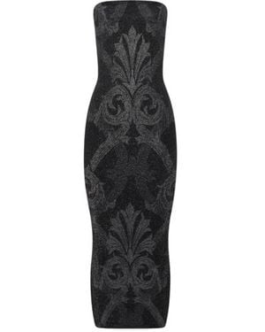 Etro Metallic Jacquard Dress - Black