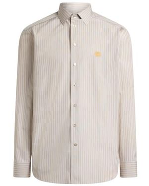Etro Striped Cotton Shirt - White