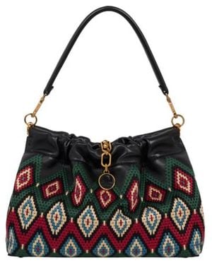 Etro Borsa Vela Blossom Media - Bianco