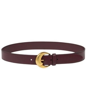 Etro Belt With Paisley Buckle - Red