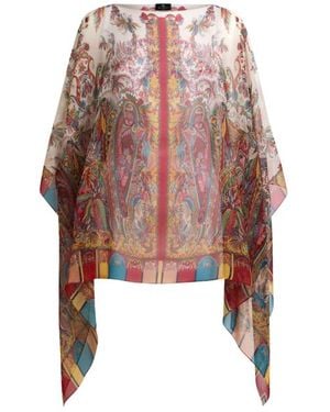 Etro Top Poncho - Multicolore