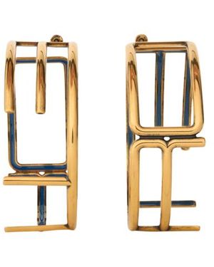 Etro Hoop Earrings - White