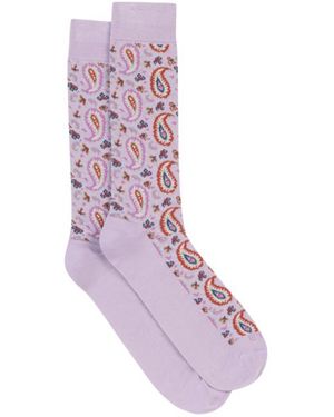 Etro Paisley-Socken, Herren, Größe - Lila