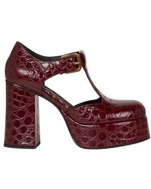 Etro Sandali Mary Jane - Rosso