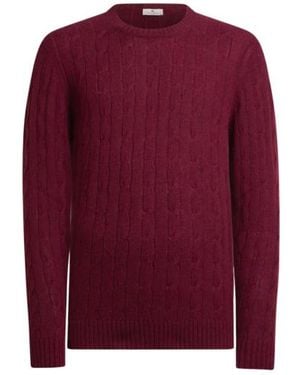Etro Cable-Knit Cashmere Jumper - Red