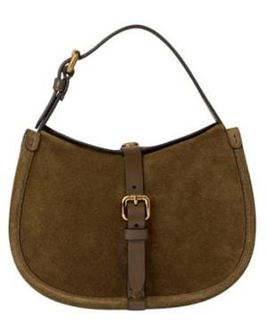 Etro Small Suede Pony Bag - Brown