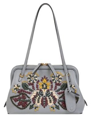 Etro Borsa A Spalla Doc Piccola - Bianco