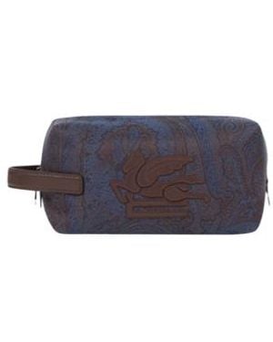 Etro Pouch Essential Piccola - Bianco