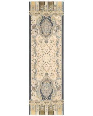 Etro Modal And Cashmere Scarf With Paisley Motif - Natural