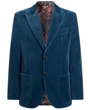 Etro Giacca Monopetto - Blu