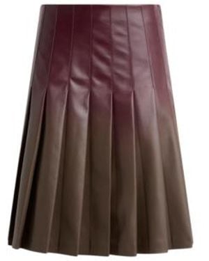 Etro Short Pleated Skirt - Brown