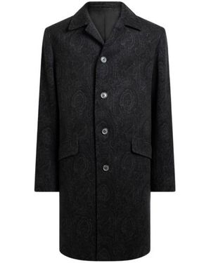 Etro Cappotto Jacquard - Nero