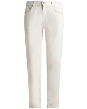 Etro Jeans Im Regular Fit Mit Nähten An Den Vordertaschen, Herren, Größe - Weiß