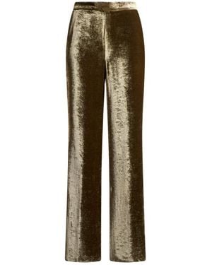 Etro Velvet Palazzo Trousers - Black