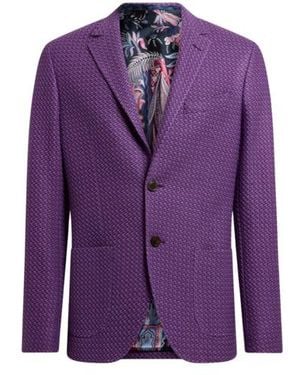 Etro Cotton Jersey Blazer - Purple