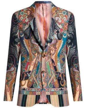 Etro Floral Paisley Blazer - Multicolour