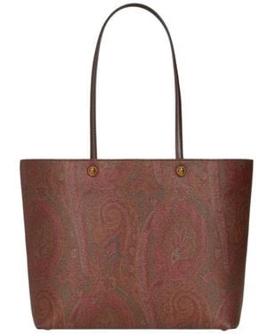 Etro Essential Medium Arnica Tote Bag - Brown