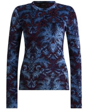 Etro Chenille Jacquard Top - Blue