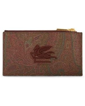 Etro Arnica Card Holder - Brown