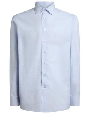 Etro Cotton Jacquard Shirt - Blue