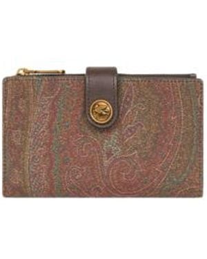 Etro Arnica Wallet - Brown