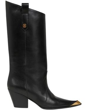 Etro Leather Boots - Black