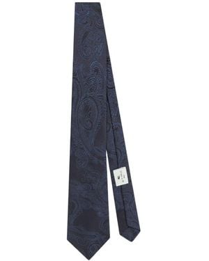 Etro Cravatta Jacquard - Blu