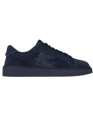 Etro Suede Trainers - Blue