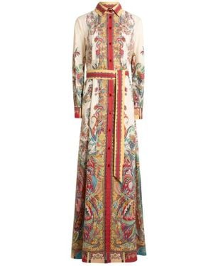 Etro Long Shirt Dress - White
