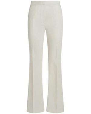 Etro Flared Stretch Cotton Trousers - White