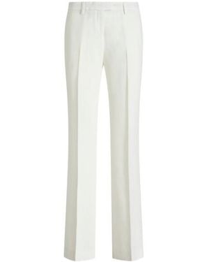 Etro Slub Fabric Pants - White