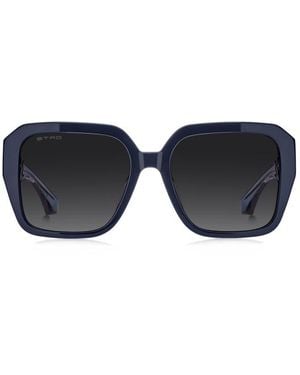 Etro Colour Stripes Sunglasses - Blue